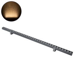 GLOBOSTAR® WASHERPANDA 90583 Μπάρα Φωτισμού Wall Washer LED 36W 3960lm 15° DC 24V Αδιάβροχο IP67 Θερμό Λευκό 2700K Dimmable - Br