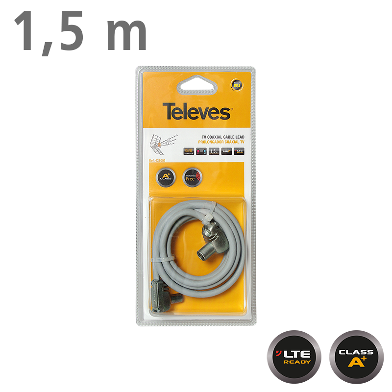 431001 TV 1,5m M/F Γκρί LTE