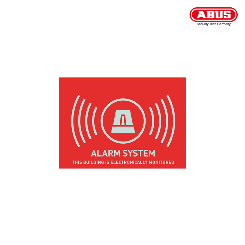 AU1315 Warning Sticker ''Alarm'' 74X525mm