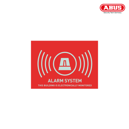 AU1315 Warning Sticker ''Alarm'' 74X525mm