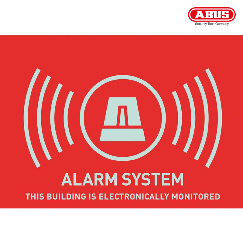 AU1314 Warning Sticker ''Alarm'' 148X105mm