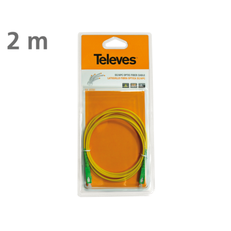 433301 SC/APC Male-SC/APC Male patch cord 2m blister