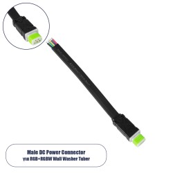 GLOBOSTAR® WWCONNECTOR 90710 5 Pin Σύνδεσμος Τροφοδοσίας για Wall Washers & Προβολείς με Είσοδο 5 x 0.25mm2 & Έξοδο 1 x Αρσενικό