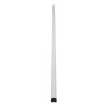 GloboStar® SURFACEPENDANT-PROFILE 70872-3M Προφίλ Αλουμινίου - Βάση & Ψύκτρα Ταινίας LED με Λευκό Γαλακτερό Κάλυμμα - Επιφανειακ