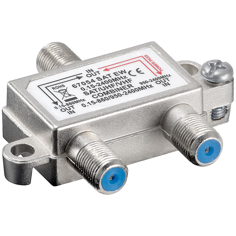 67054 TV-SAT COMBINER DC PASS
