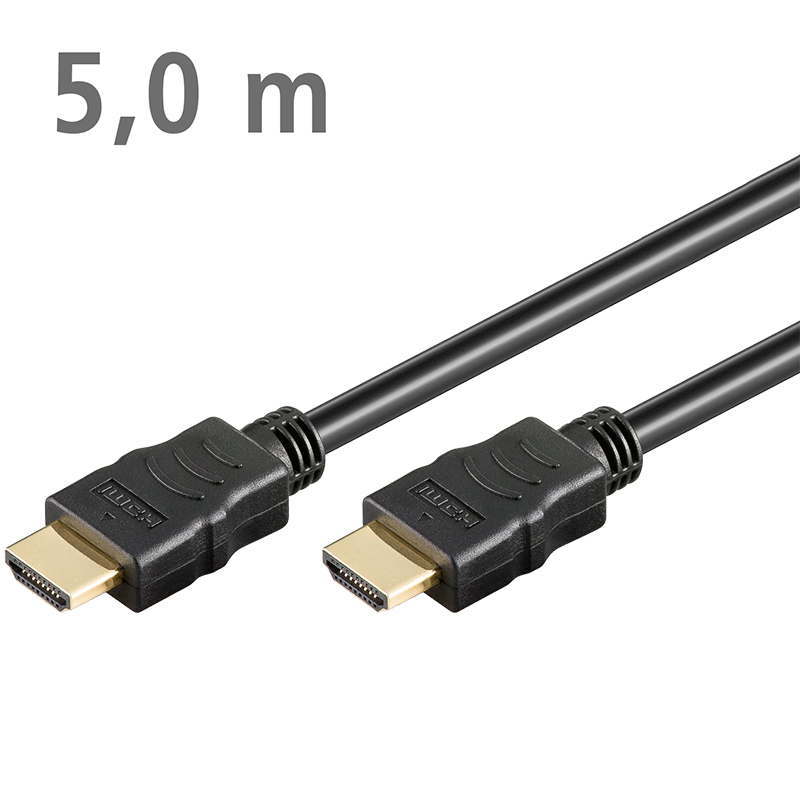 31886 ΚΑΛΩΔΙΟ HDMI ETHERNET ΕΠΙΧΡΥΣΟ 5.0m