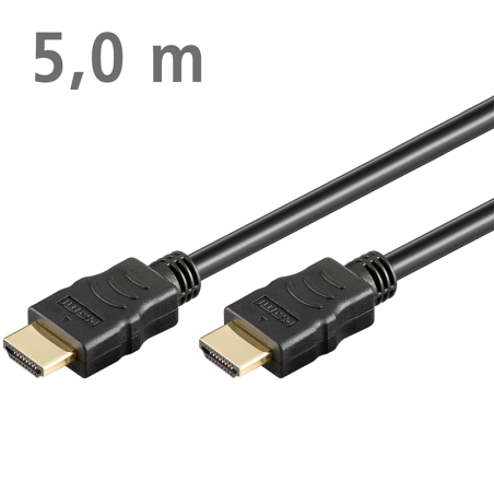 31886 ΚΑΛΩΔΙΟ HDMI ETHERNET ΕΠΙΧΡΥΣΟ 5.0m