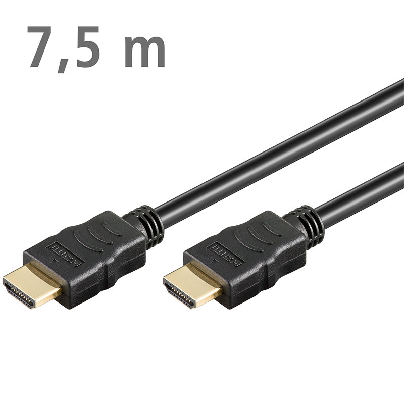 69123 ΚΑΛΩΔΙΟ HDMI ETHERNET ΕΠΙΧΡΥΣΟ 7.5m