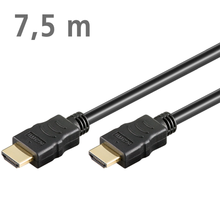 69123 ΚΑΛΩΔΙΟ HDMI ETHERNET ΕΠΙΧΡΥΣΟ 7.5m