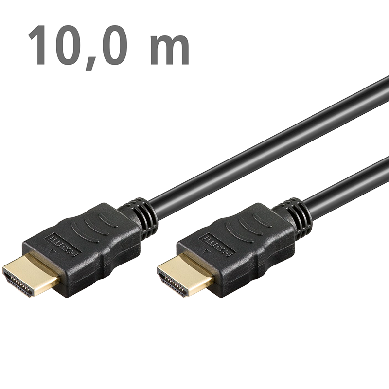 31887 ΚΑΛΩΔΙΟ HDMI ETHERNET ΕΠΙΧΡΥΣΟ 10.0m