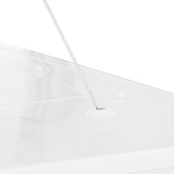 GLOBOSTAR® SUSPENSION 60219 Σύστημα Κρέμασης με 4 Ρυθμιζόμενες Ντίζες & Εξαρτήματα Ειδικό για Πάνελ 60x60cm & 120x30cm - Μ1 x Π1