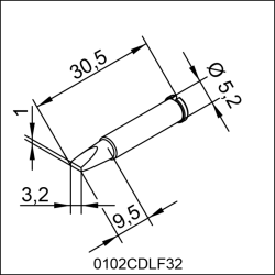 0102CDLF32 ERSA ΑΝΤΑΛΛΑΚΤΙΚΟ ΑΙΧΜΗ 32mm