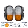 GloboStar® 85455 E57 Mark Σετ 2 x Φανάρια για TOYOTA & UNIVERSAL FORKLIFT Βασικού Φωτισμού για Οχήματα Περονοφόρα - Κλάρκ με Φλα