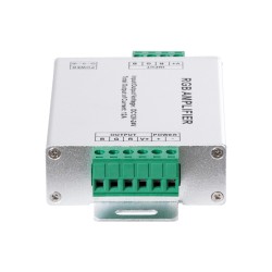 GloboStar® 73392 DC Power & Signal High Speed Amplifier Ενισχυτής Ισχύος & Σήματος Υψηλών Ταχυτήτων 3 Καναλιών DC 12-24V 3 x 4A 