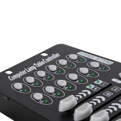 GLOBOSTAR® DMXCONSOLE 73493 DMX Master Κονσόλα Φωτισμού με 192 Κανάλια AC 220-240V IP20 - DMX512 - Μ48 x Π13.5 x Υ7cm - 2 Χρόνια