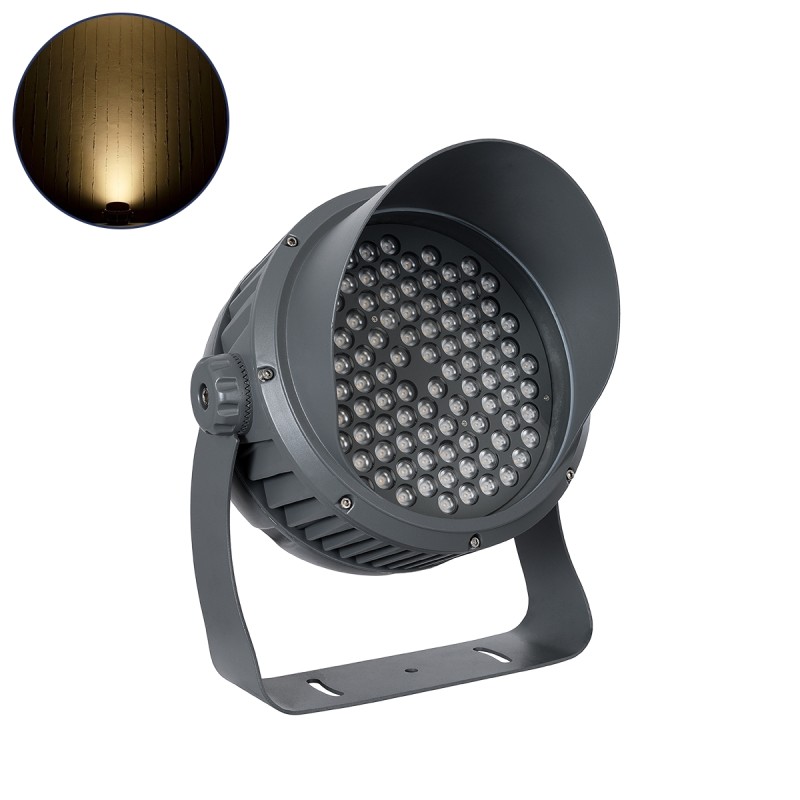 GLOBOSTAR® FLOODIMO 90746 Προβολέας Σποτ Wall Washer με Αντιθαμβωτική Γρίλια LED 100W 9000lm 10° AC 220-240V Αδιάβροχο IP67 Θερμ