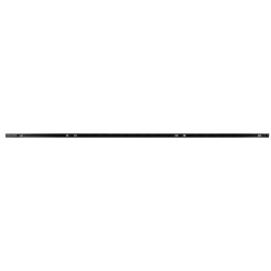 GLOBOSTAR® EUROTRACK-1PH 60984-3M Μονοφασική Ράγα 2 Καλωδίων 1L+1N για Σύστημα Ράγας Eurotrack 1PH AC 220-240V IP20 - Μαύρο Ματ 