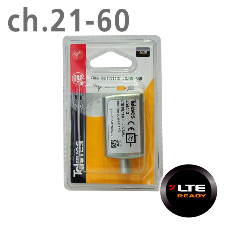 404412 ΦΙΛΤΡΟ LTE (ch.21-60) IEC blister