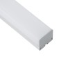 GloboStar® SURFACEPENDANT-PROFILE 70864-1M Προφίλ Αλουμινίου - Βάση & Ψύκτρα Ταινίας LED με Λευκό Γαλακτερό Κάλυμμα - Επιφανειακ
