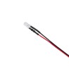 GloboStar® DIODE-LED 73735 Χαμηλής Ισχύος Δίοδος LED 0.3W DC 12V - Φ0.5 x Υ1cm - Ultra Θερμό Λευκό 2200K - Dimmable - Συσκευασία
