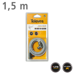 431001 TV 1,5m M/F Γκρί LTE