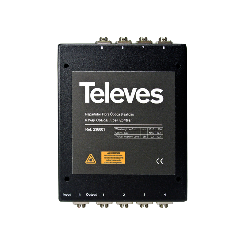 236001 Optical Splitter 8 Ways FC/PC