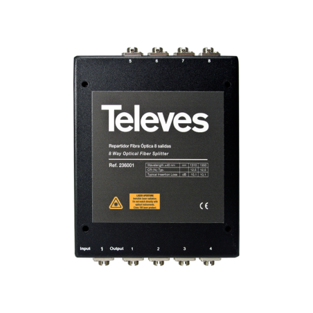 236001 Optical Splitter 8 Ways FC/PC