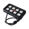 GloboStar® 81503 Ψηφιακό Πάνελ Ελέγχου Φωτισμού DIY Bluetooth για Οχήματα με 8 Διακόπτες On/Off DC 12-24V Max 1200W 60A Αδιάβροχ