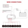GloboStar® 81503 Ψηφιακό Πάνελ Ελέγχου Φωτισμού DIY Bluetooth για Οχήματα με 8 Διακόπτες On/Off DC 12-24V Max 1200W 60A Αδιάβροχ