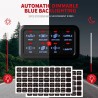 GloboStar® 81503 Ψηφιακό Πάνελ Ελέγχου Φωτισμού DIY Bluetooth για Οχήματα με 8 Διακόπτες On/Off DC 12-24V Max 1200W 60A Αδιάβροχ