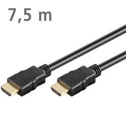 69123 ΚΑΛΩΔΙΟ HDMI ETHERNET ΕΠΙΧΡΥΣΟ 7.5m
