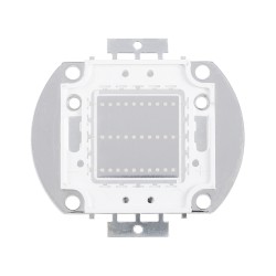 GloboStar® 73773 Υψηλής Ισχύος LED COB BRIDGELUX 30W 1500lm DC 28-32V - Μ5.5 x Π5.2 x Υ0.4cm - Μπλε - 2 Χρόνια Εγγύηση
