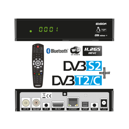 OS NINO+ DVB-S2 + DVB-T2/C