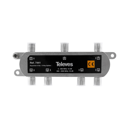 7441 splitter 6 ways F ALL BAND DC