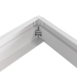GLOBOSTAR® PANELBASE 60221 Επιτοίχιο Πλαίσιο Στήριξης Ειδικό για Πάνελ 120x30cm - Μ120 x Π30 x Υ4.4cm