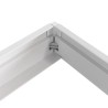 GLOBOSTAR® PANELBASE 60220 Επιτοίχιο Πλαίσιο Στήριξης Ειδικό για Πάνελ 60x60cm - Μ60 x Π60 x Υ4.5cm