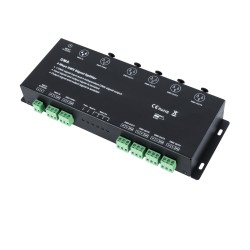 GloboStar® 73136 DMA SKYDANCE DC DMX512 Signal Splitter / Amplifier 4 Καναλιών DC 12-36V - IP20 Μ25.6 x Π9.2 x Υ3.8cm - 5 Χρόνια