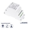 GloboStar® 73137 DA SKYDANCE DC DMX512 Signal Amplifier Din Rail Ράγας 2 Καναλιών DC 12-48V - IP20 Μ11.5 x Π5 x Υ6.5cm - 5 Χρόνι