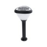 GLOBOSTAR® SOLARMIS 90521 Φωτιστικό Κολωνάκι Κήπου LED 10W 180lm 120° με Ενσωματωμένο Φωτοβολταϊκό Panel 6V 5W & Επαναφορτιζόμεν