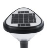 GLOBOSTAR® SOLARMIS 90521 Φωτιστικό Κολωνάκι Κήπου LED 10W 180lm 120° με Ενσωματωμένο Φωτοβολταϊκό Panel 6V 5W & Επαναφορτιζόμεν