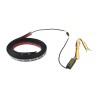 GloboStar® 81736 Car Backlit LED Strip Εύκαμπτη Ταινία 240cm Σήμανσης DRL Αυτοκινήτου με Ασύρματο Χειριστήριο IR LED SMD 5050 14