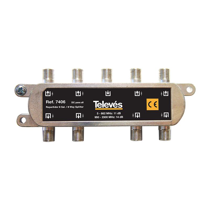7406 splitter 8 ways F ALL BAND DC