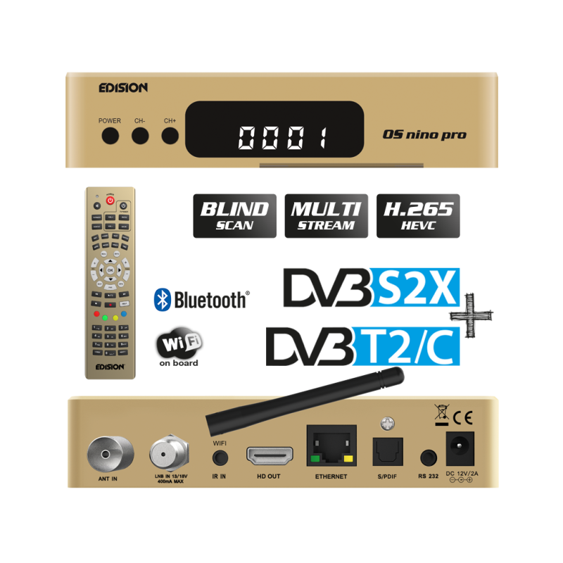 OS NINO PRO S2X + T2/C Gold