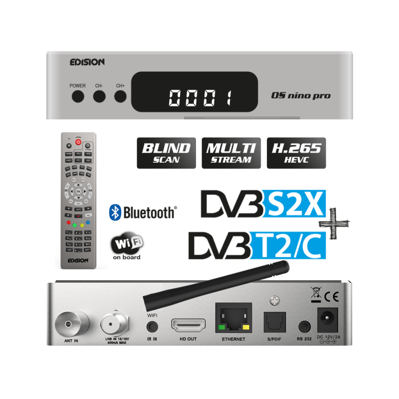 OS NINO PRO S2X + T2/C Silver