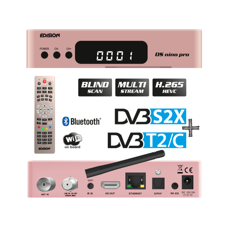 OS NINO PRO S2X + T2/C Rose Gold