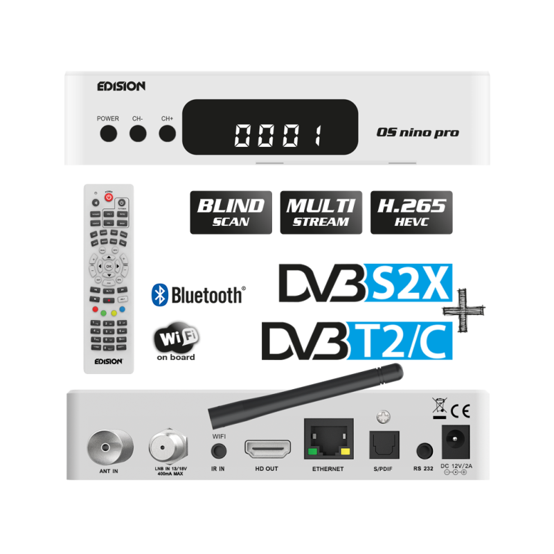 OS NINO PRO S2X + T2/C White