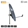 793113 ISD DISH 83cm ALU GREY