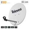 793112 ISD DISH 83cm ALU WHITE
