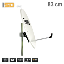 793112 ISD DISH 83cm ALU WHITE