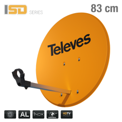 793111 ISD DISH 83cm ALU ORANGE